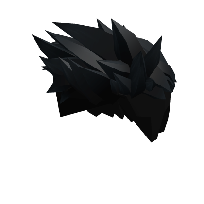 Black Fluffed Hair, Roblox Wiki